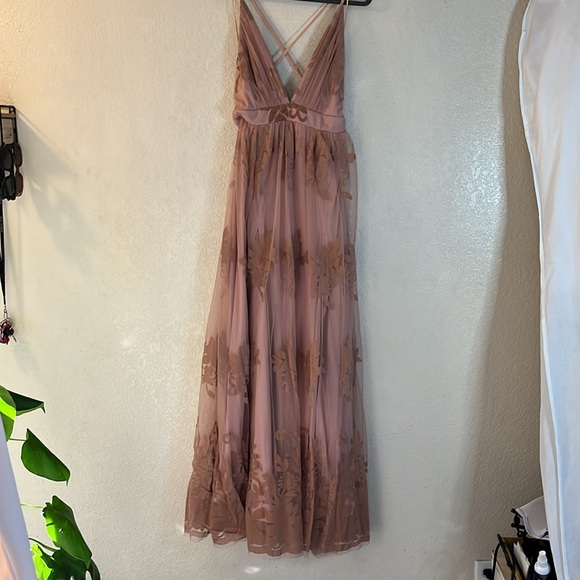 VICI Dusty Mauve Floral Maxi Dress - Picture 4 of 6